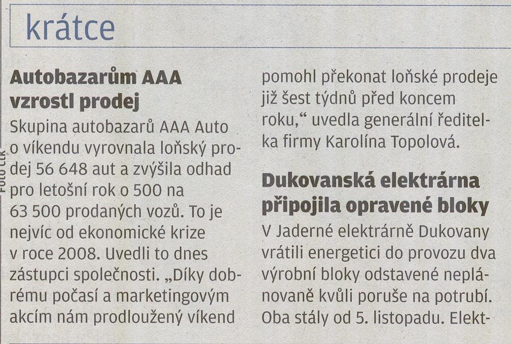 11-19-2014-E15_Autobazrům AAA vzrostl prodej