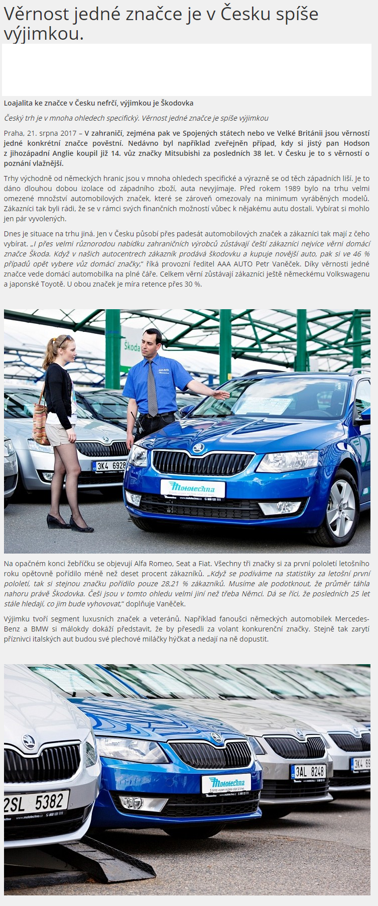 2017 - 8 - 21 - motormix.cz.věrnost značce