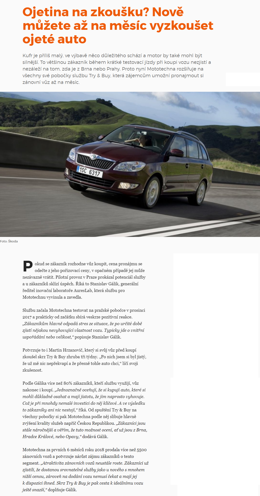 Jak vrátit auto do AAA?