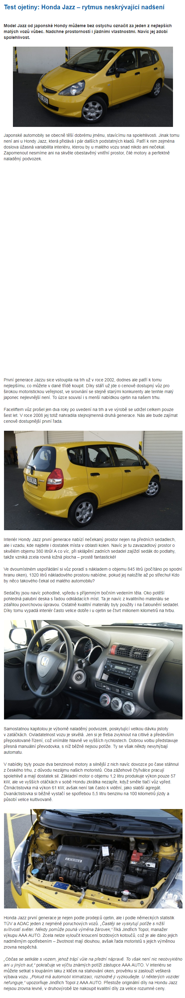 Autanet Cz Test Ojetiny Honda Jazz Rytmus Neskryvajici Nadseni Recenze A Testy a Auto Auto Bazar