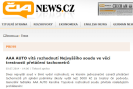ČIAnews.cz: AAA AUTO vítá rozhodnutí Nejvyššího soudu ve věci trestnosti přetáčení tachometrů