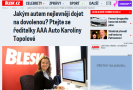 Blesk.cz: Jakým autem nejlevněji dojet na dovolenou? Ptali jste se ředitelky AAA Auto Karolíny Topolové