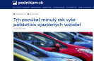 Podnikam.webnoviny.sk: Trh ponúkal minulý rok vyše päťstotísíc ojazdených vozidiel