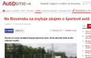 Auto.sme.sk: Na Slovensku sa zvyšuje záujem o športové autá