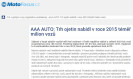 Motofocus.cz: AAA AUTO: Trh ojetin nabídl v roce 2015 téměř milion vozů