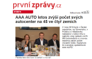 Prvnízprávy.cz: AAA AUTO letos zvýší počet svých autocenter na 45 ve čtyř zemích