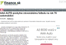Financie.sk: AAA AUTO poskytne slovenskému futbalu na rok 76 automobilov