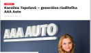 Len pre ženy: Karolína Topolová – generálna riaditeľka AAA Auto