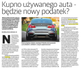 Gazeta Lubuska: Kupno używanego auta - będzie nowy podatek? 