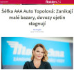 Rozhovor na roklen24.cz: Šéfka AAA Auto Topolová: Zanikají malé bazary, dovozy ojetin stagnují