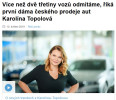 Řečí peněz na ČRo PLUS: rozhovor s Karolínou Topolovou