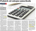 Gazeta Krakowska: Podatek od zakupu samochodu